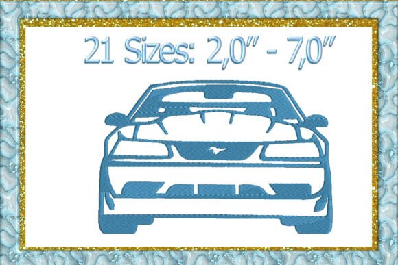 Car Machine Embroidery Design