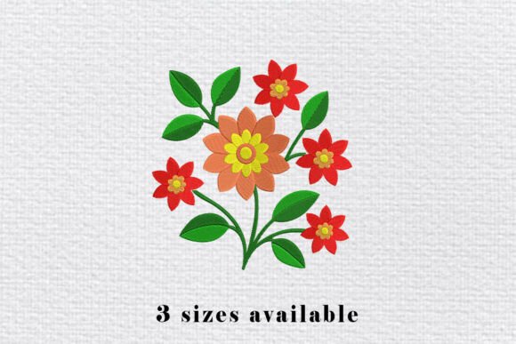 Floral Embroidery Design File