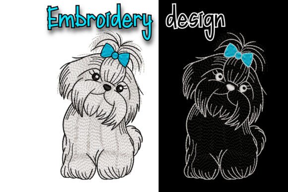 Fluffy Dog Embroidery Design Review