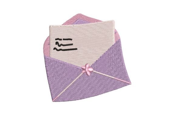 Love Letter Embroidery Design